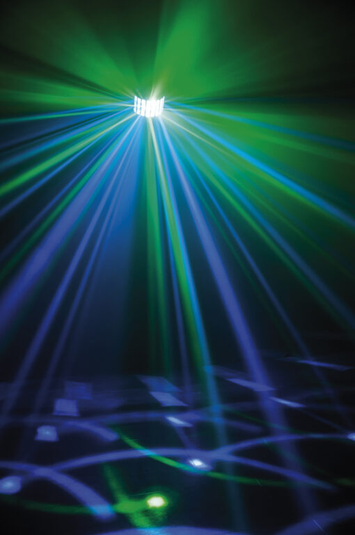 Showtec Techno Derby – 2-in-1 lichteffect met stroboscoop en kleurrijke LED's - Afbeelding 7