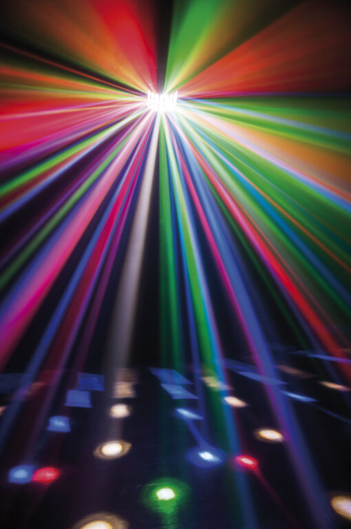Showtec Techno Derby – 2-in-1 lichteffect met stroboscoop en kleurrijke LED's - Afbeelding 8