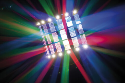 Showtec Techno Derby – 2-in-1 lichteffect met stroboscoop en kleurrijke LED's - Afbeelding 12