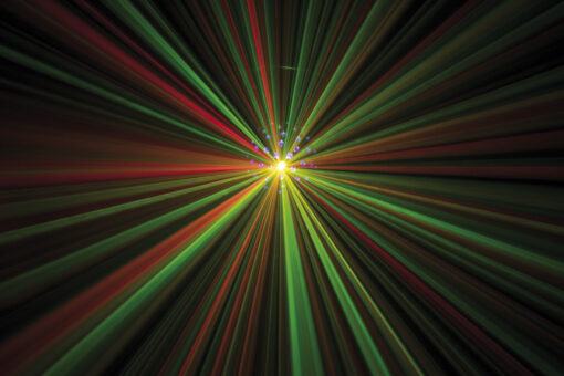 Showtec Colourburst – Spiegelbol meets laser en RGBW power - Afbeelding 5