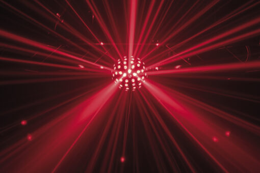 Showtec Colourburst – Spiegelbol meets laser en RGBW power - Afbeelding 7