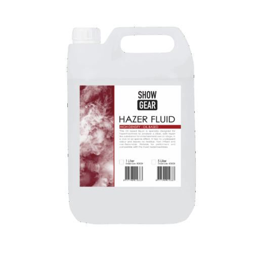 Showgear Hazer-vloeistof – 5L (Oliebasis)