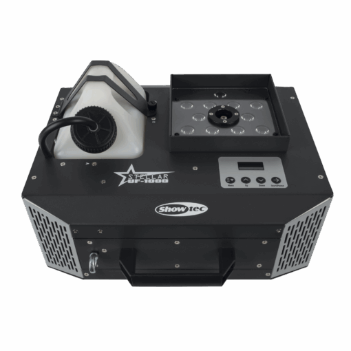 Showtec Stellar UF-1000 Upright Rookmachine – 1000 W Verticale Rook met RGB LED - Afbeelding 5