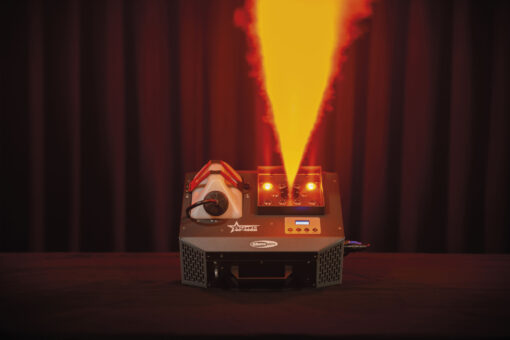 Showtec Stellar UF-1000 Upright Rookmachine – 1000 W Verticale Rook met RGB LED - Afbeelding 7