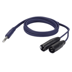 DAP FL36 – 2x XLR Male naar 6,3 mm Stereo Jack – 1,5 meter