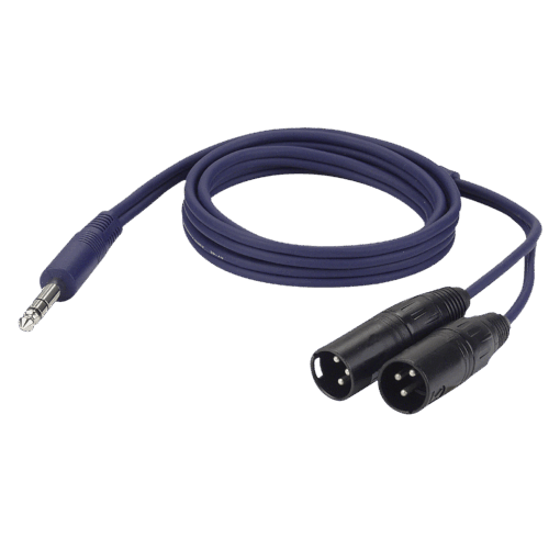 DAP FL36 – 2x XLR Male naar 6,3 mm Stereo Jack – 1,5 meter