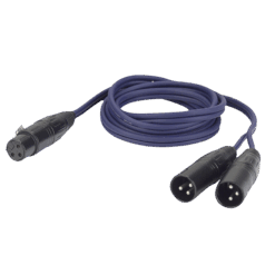 DAP FL39 – XLR Female naar 2x XLR Male – 1,5 meter