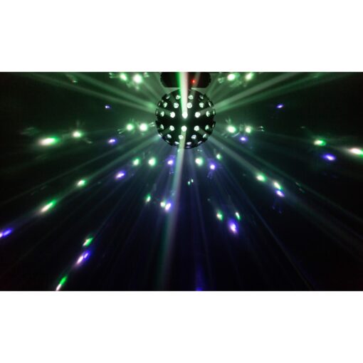JB Systems LED Globe – Moderne LED-spiegelbol met dynamische lichtshows - Afbeelding 4