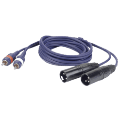 DAP FL26 RCA (tulp) naar XLR verloopkabel – 1,5 meter