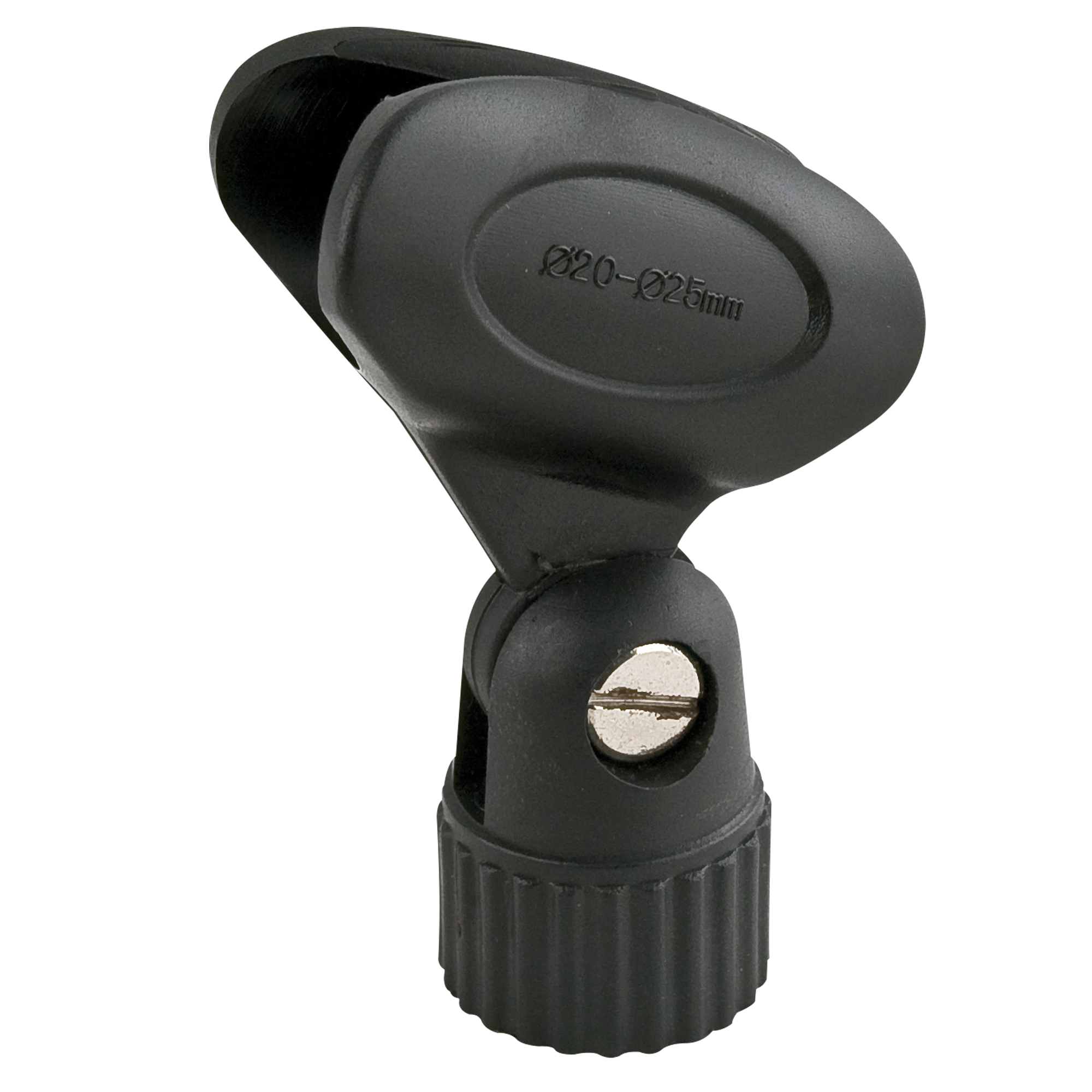 Showgear Microphone Holder 20 - 25 mm – Flexibele Microfoonklem met 5/8" Schroefdraad