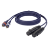 DAP FL25 RCA (Tulp) naar XLR Female Verloopkabel – 1,5 meter