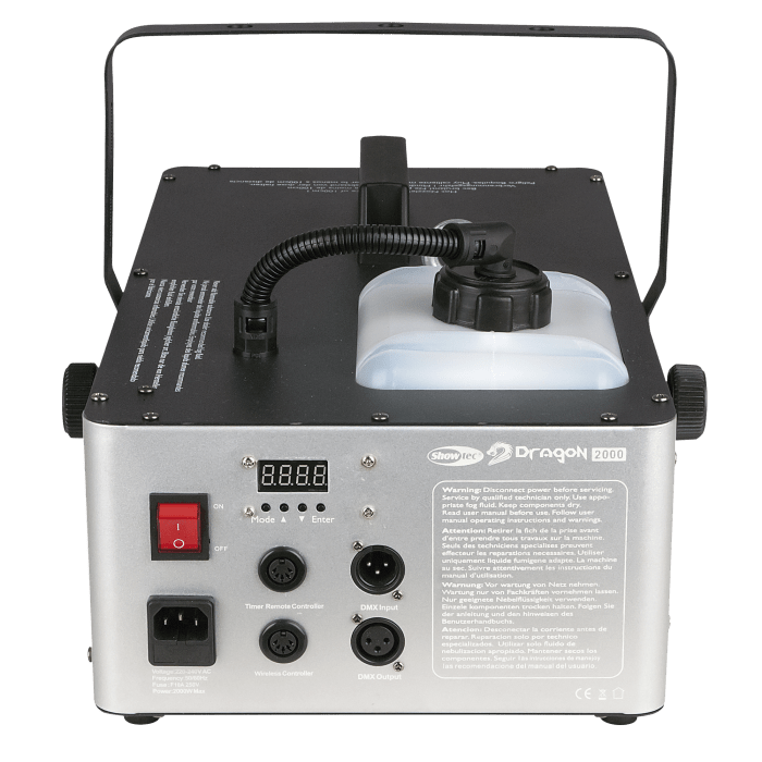Verhuur Showtec Dragon 2000 rookmachine - Afbeelding 2