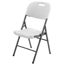 Verhuur Klapstoel wit - 200 kg draagvermogen